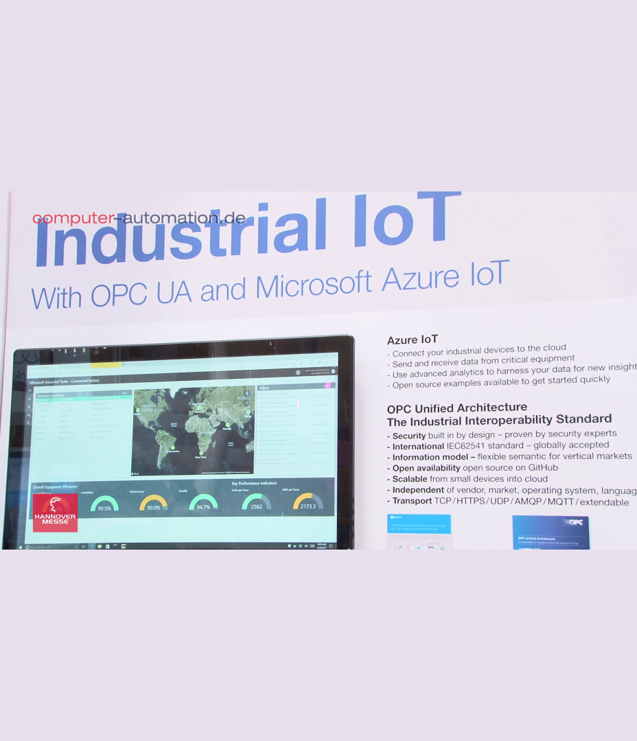 Microsoft: Die OPC-UA-Unterstützung der Azure Cloud