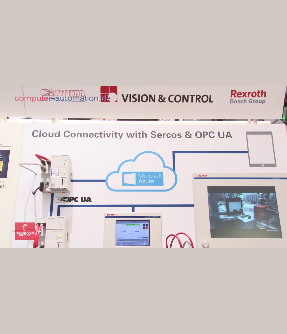 Mit Sercos und OPC-UA in die Cloud