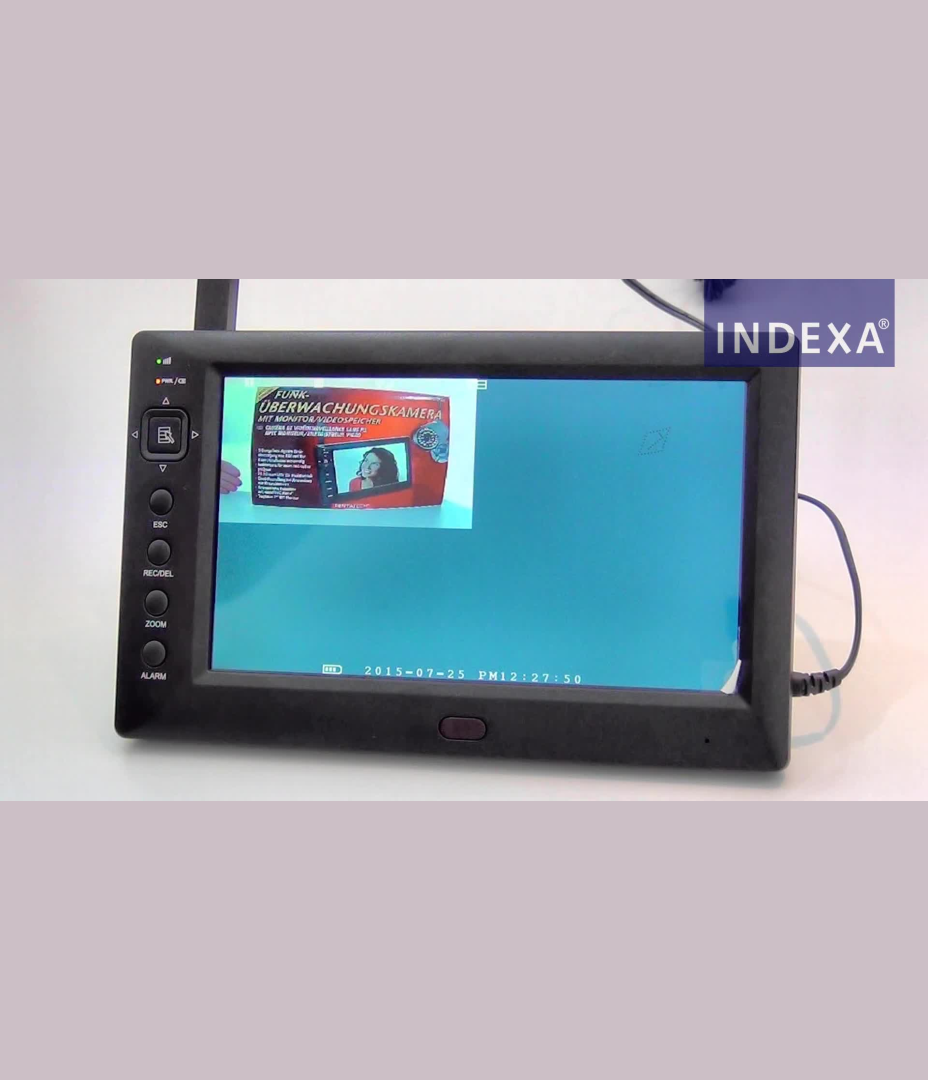 INDEXA: Funk-Überwachungskameraset DF270 – Inbetriebnahme