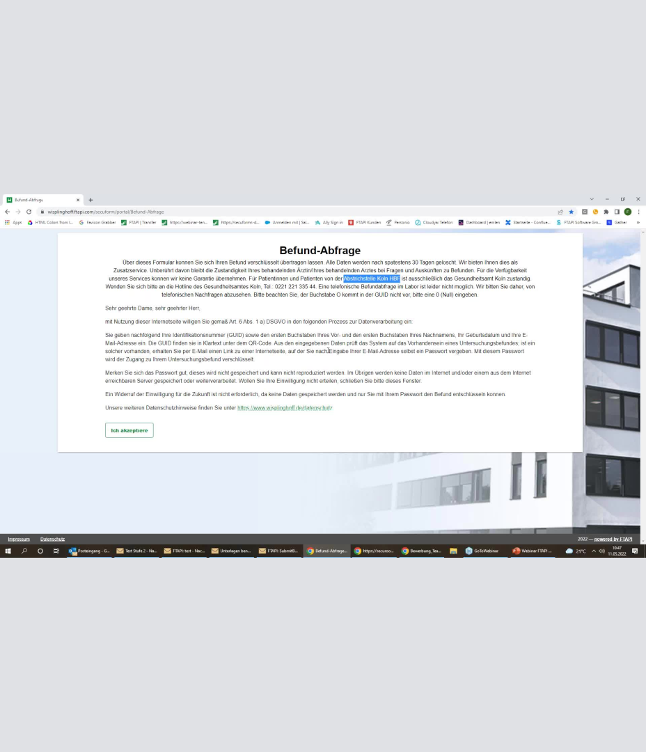 FTAPI mit LANline 11.05.